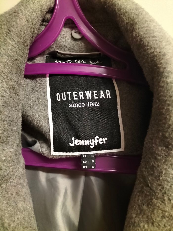 Manteau 3/4 gris - photo numéro 3