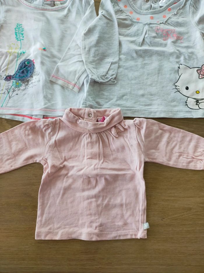 T shirts manches longues taille 6mois - photo numéro 4