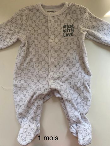 Pyjama 1 mois