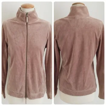 Gilet zippé marron clair P&C Peek taille 40