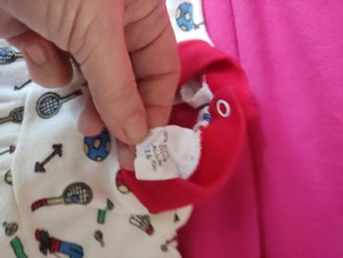 Pyjama bébé 1 mois blanc imprimé - photo numéro 3