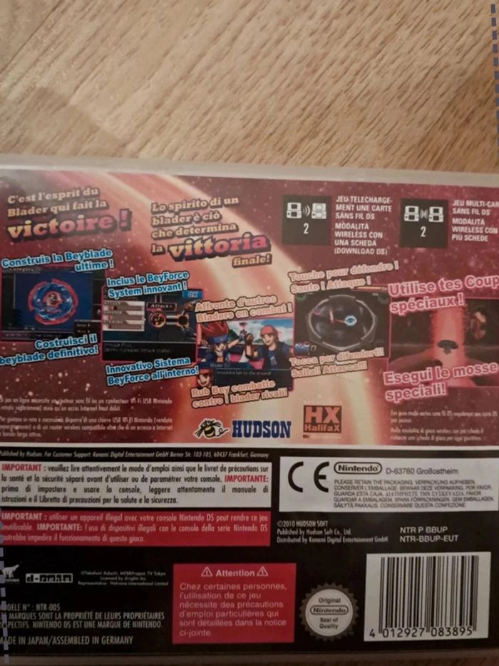 Jeu DS Beyblade Métal Fusion Cyber Pegasus - photo numéro 4