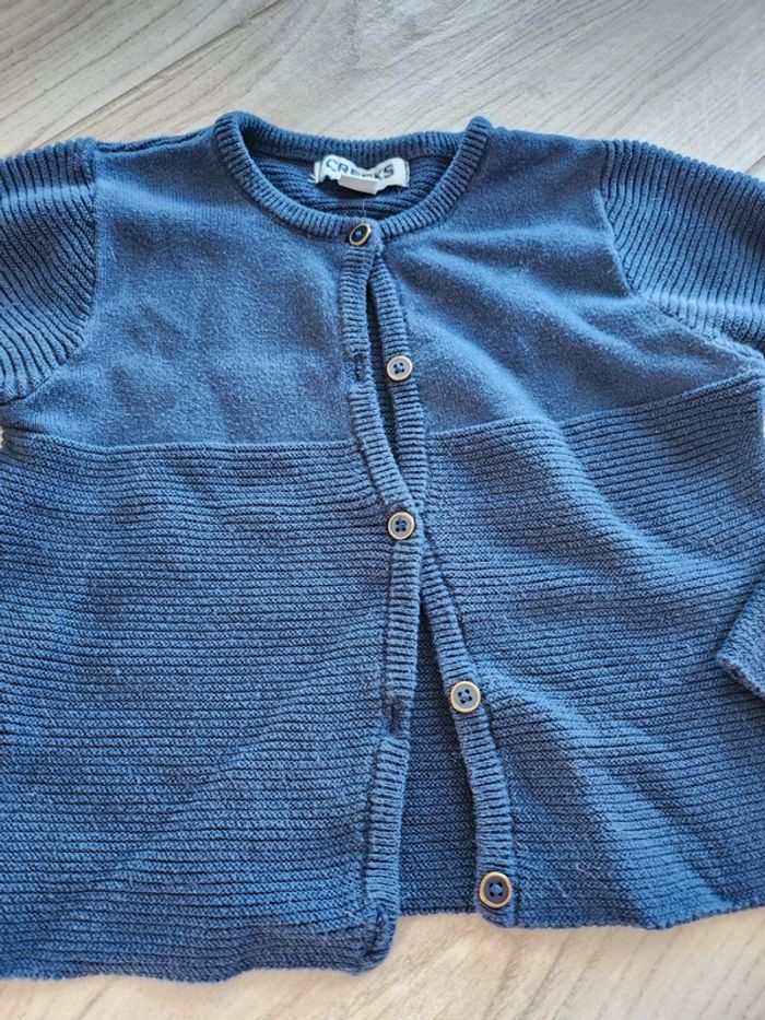 Gilet bleu marine - photo numéro 2