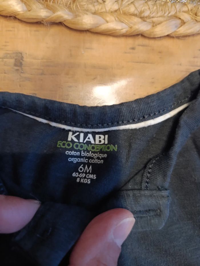 Lot 3 tee shirt kiabi 6 mois - photo numéro 2
