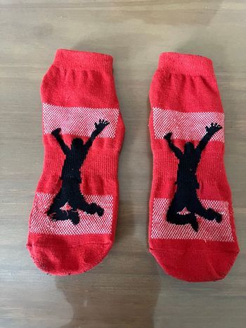 Chaussettes rouges antidérapantes Taille M 31/33