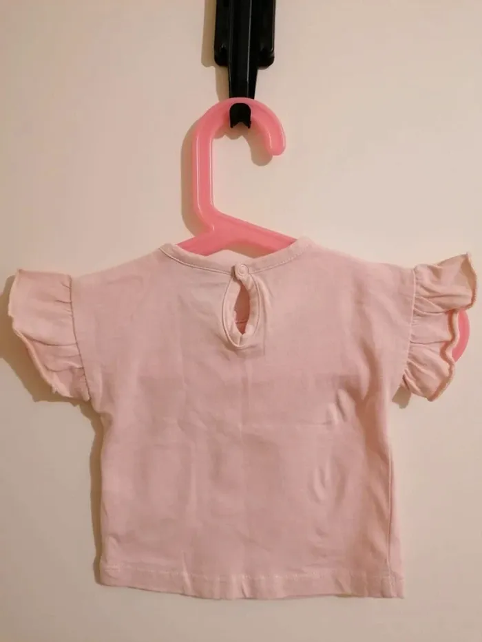 Lot tee-shirt fille été 6 mois - photo numéro 6