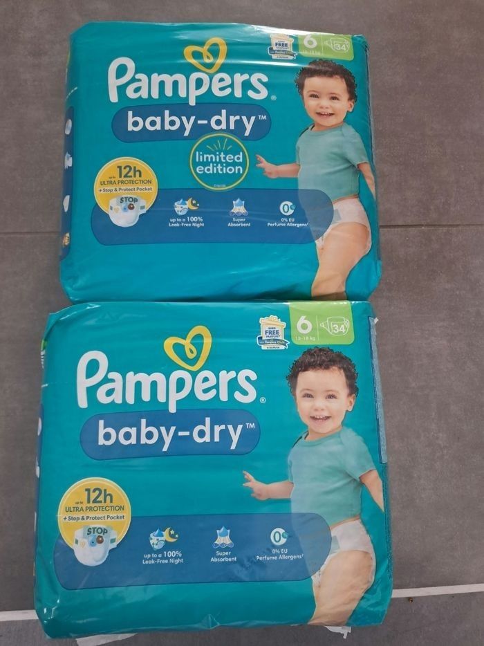 Couches pampers Taille 6