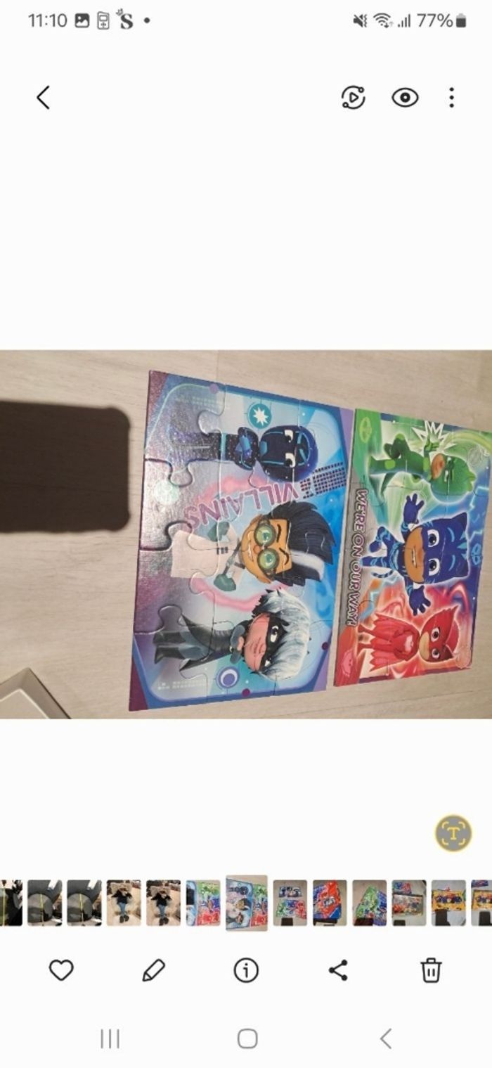 Lot de 9 puzzles 12 et 15 pièces - photo numéro 8