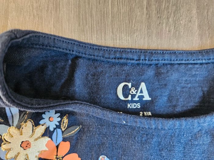 Robe bleu marine C&A 2 ans - photo numéro 2