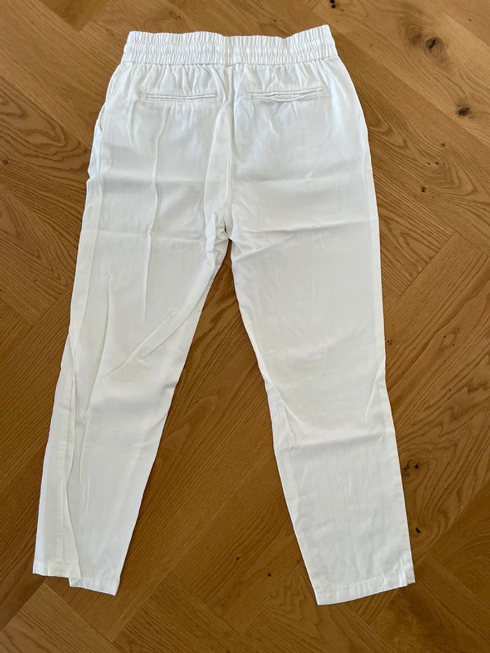 Pantalon blanc lyocell taille 36 - photo numéro 4