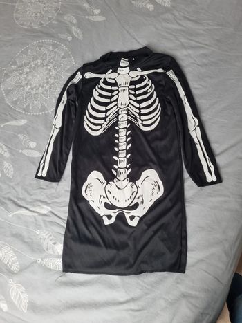 Déguisement robe squelette