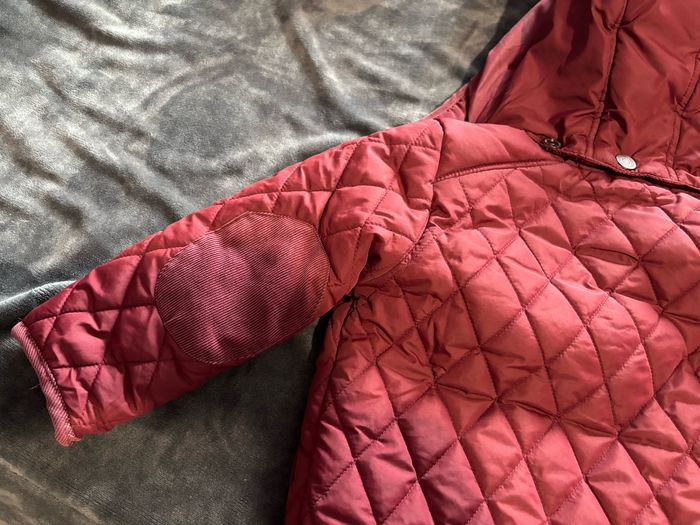 Manteau bordeaux fourré polaire 3 ans - photo numéro 8