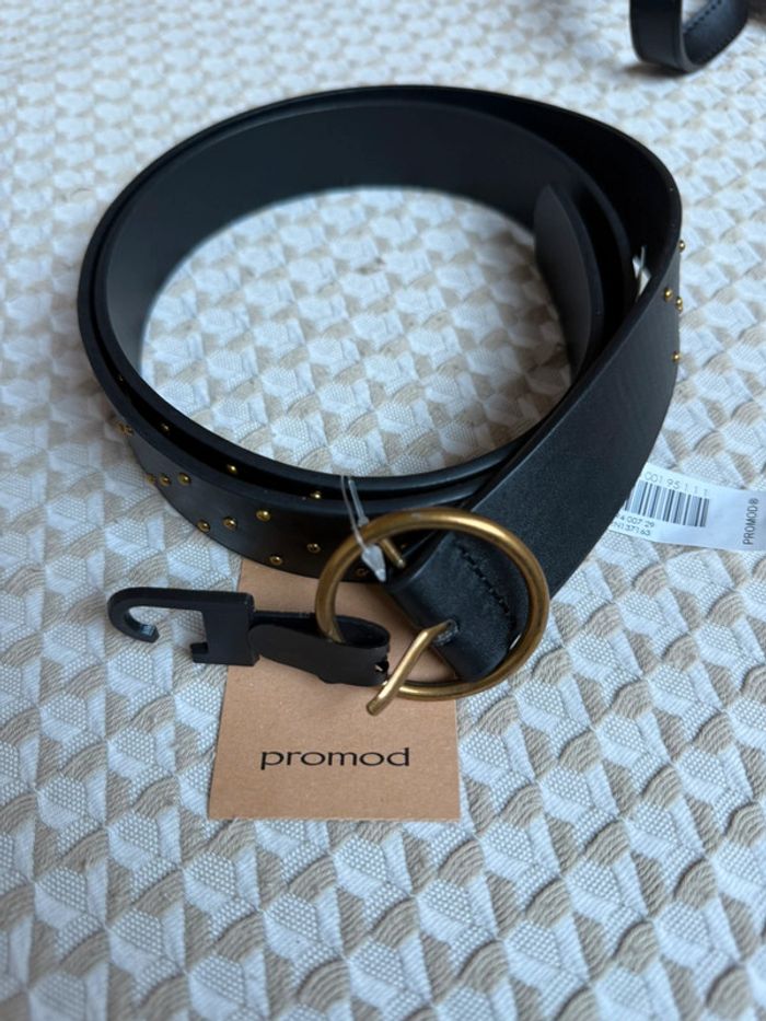 Buckle Promod Ceinture Ceinture Promod Neuve Noir Similicuir Et