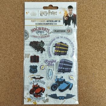 HARRY POTTER - MAGICAL MOTORS PUFFY STICKERS