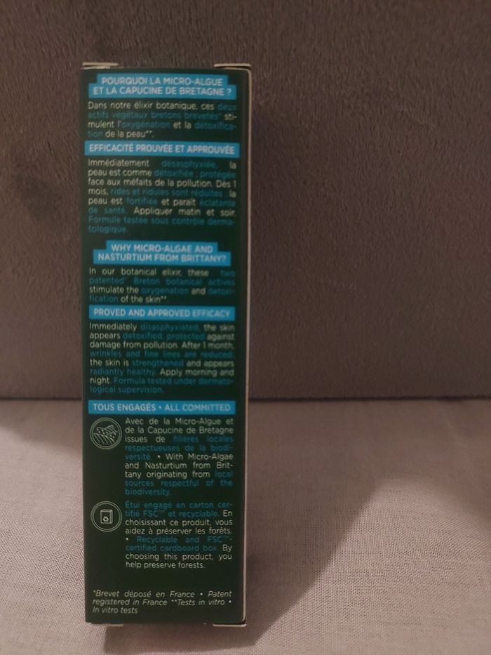 ELIXIR BOTANIQUE

SÉRUM QUOTIDIEN

FORTIFIANT ANTI-POLLUTION - photo numéro 2