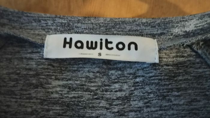 Tee shirt gris col V - photo numéro 2