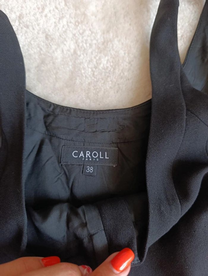 Robe noir Caroll 38 detail zip devant tout le long - photo numéro 6