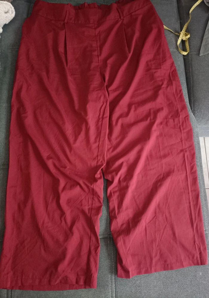 Pantalon fluide jambes larges