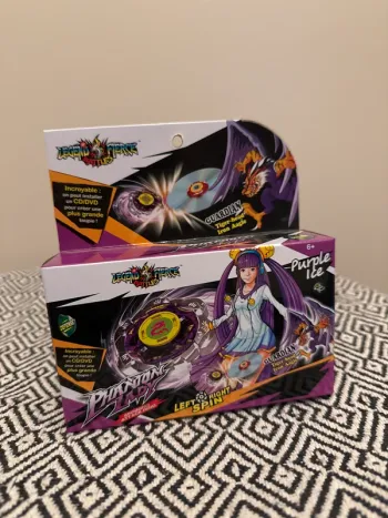 WDK -Toupie infernale (style Beyblade) Purple ice- 6 ans et +