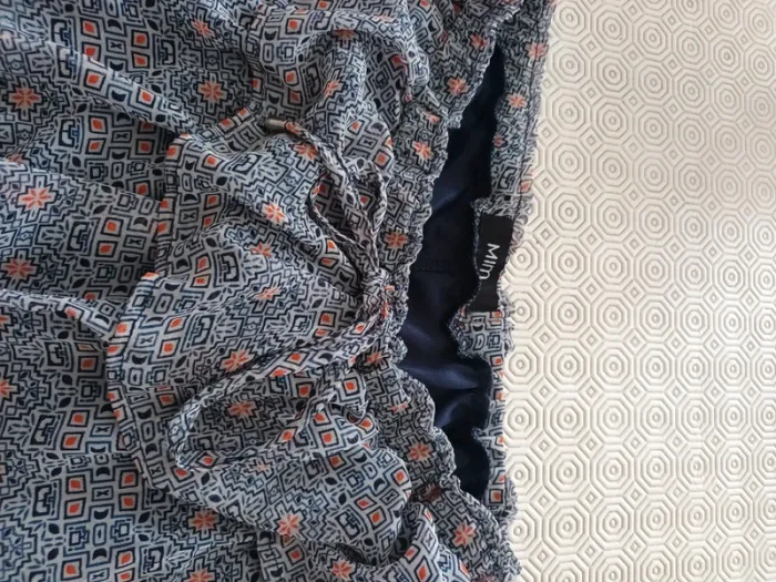 Jupe courte Mim taille 38 bleu marine - photo numéro 3