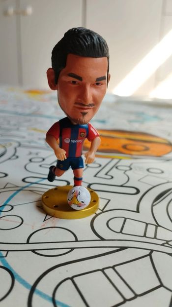 Petite figurine foot neuve Ilkay Gundogan FC Barcelone