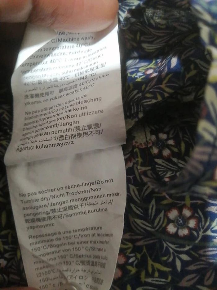 chemise Zara bleu taille 44 - photo numéro 5