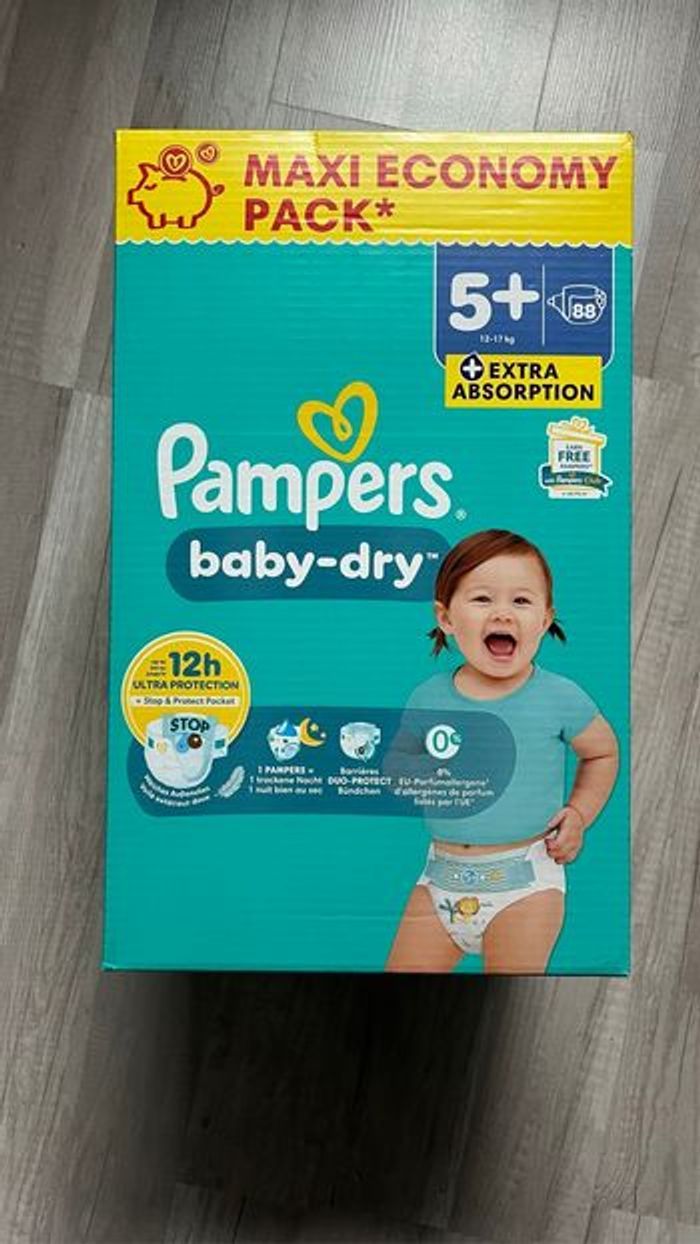 Pampers taille 5+