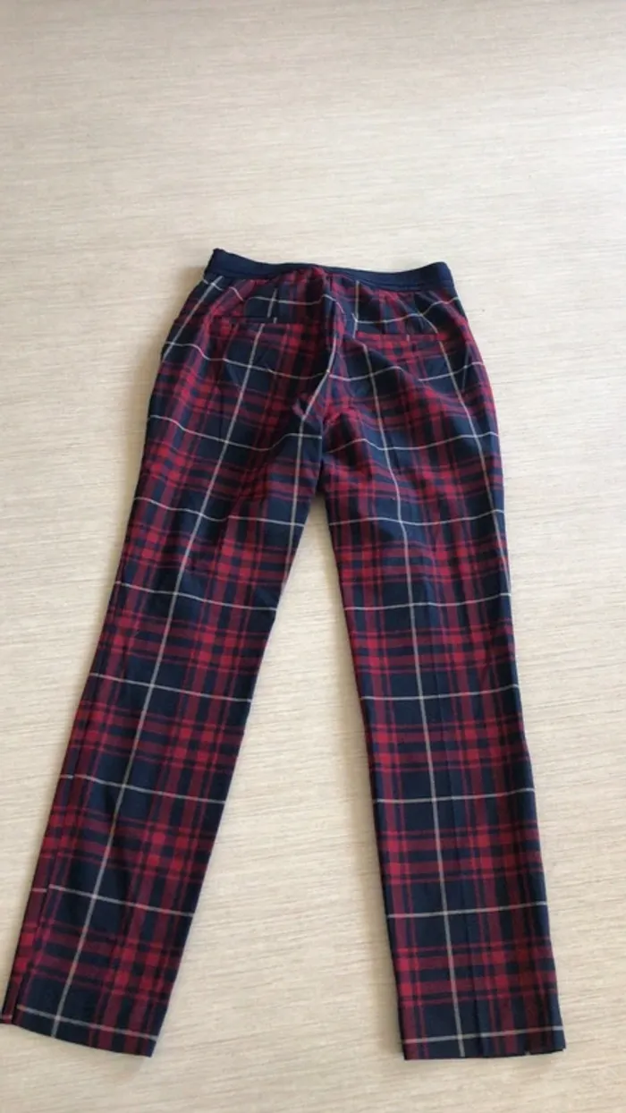 Pantalon imprimé écossais - photo numéro 4