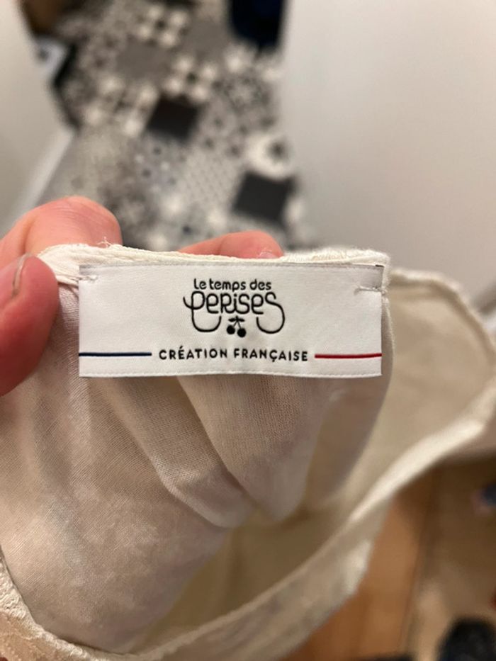 Robe dentelle blanche crème le temps des cerises taille S - photo numéro 4