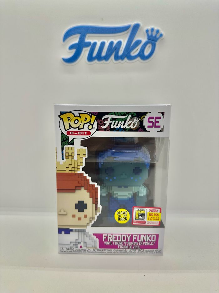 Funko Pop Freddy 8 Bit GITD SDCC 2018 500 Pcs - photo numéro 2