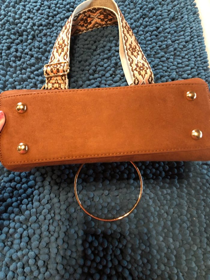 Sac bandoulière camel Naf naf - n euf - photo numéro 3