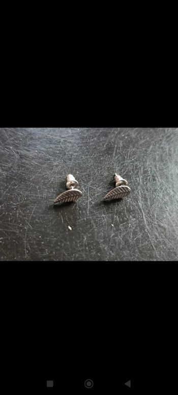Boucles d'oreilles feuilles