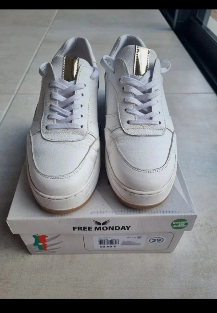 Baskets sneakers blanches - photo numéro 2