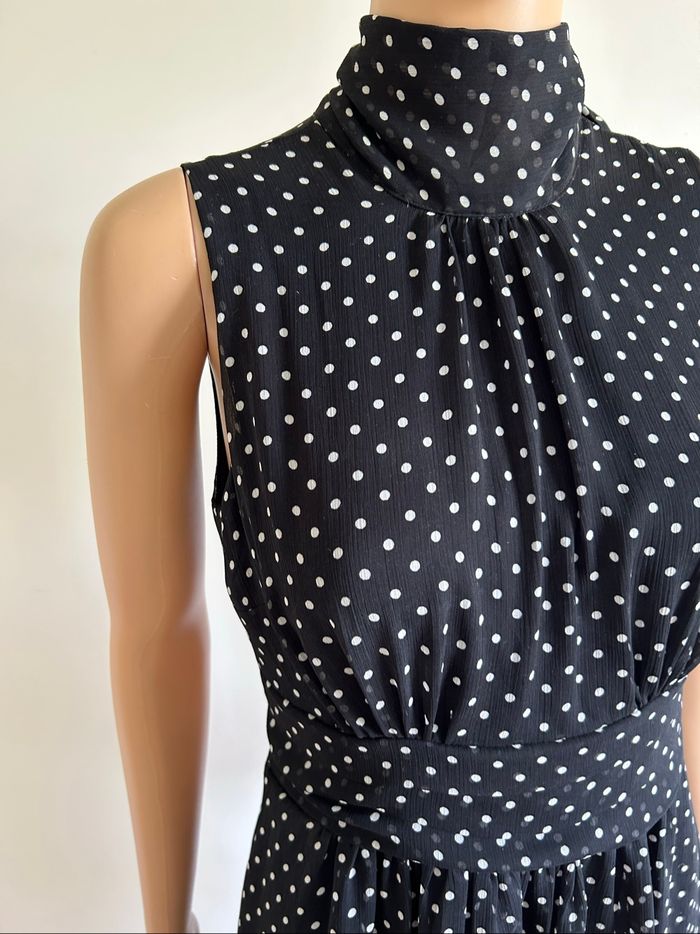 Robe noire à pois blancs Bodyflirt taille 36 jamais portée - photo numéro 4