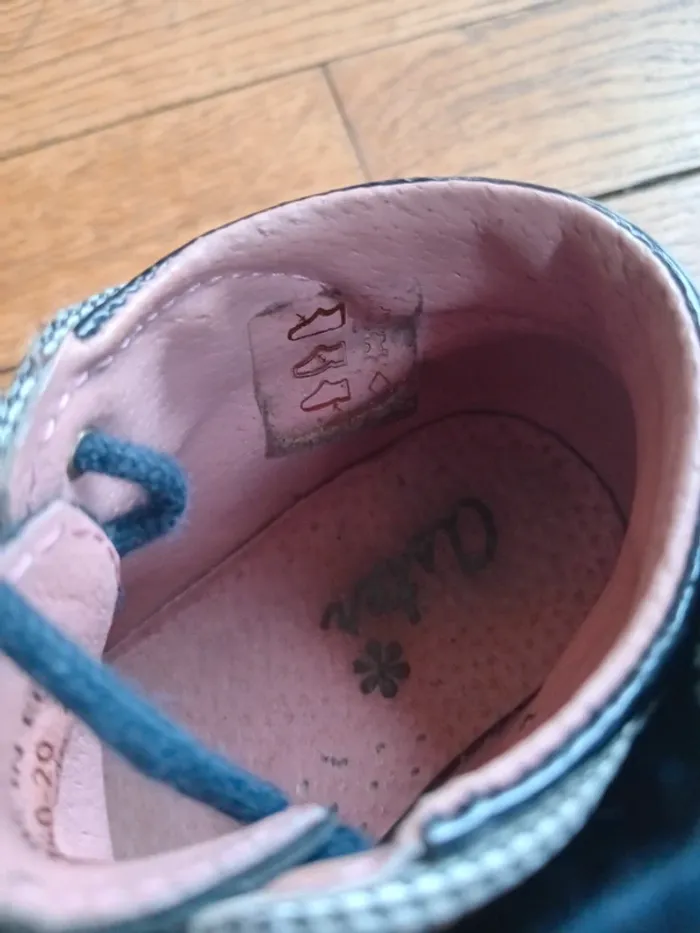 Chaussures bébé fille cuir Aster pointure 22 - photo numéro 9