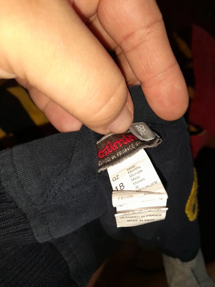 Gilet zippé réversible catimini 18 mois - photo numéro 3