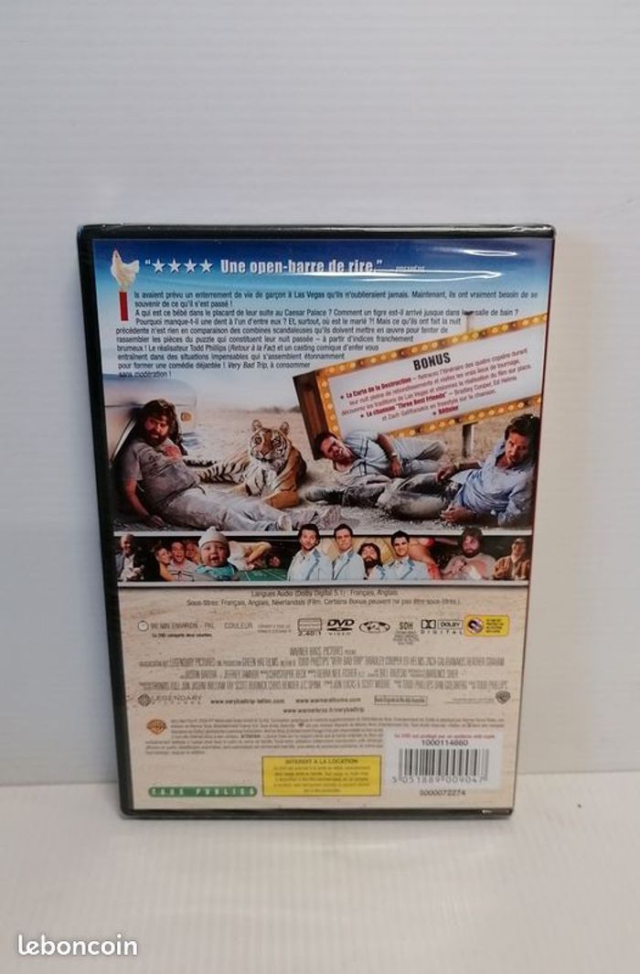 Dvd VERY BAD TRIP (Neuf sous blister) - photo numéro 2