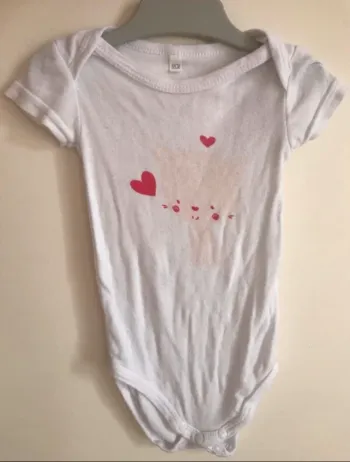 Body manches courtes chat 6 mois