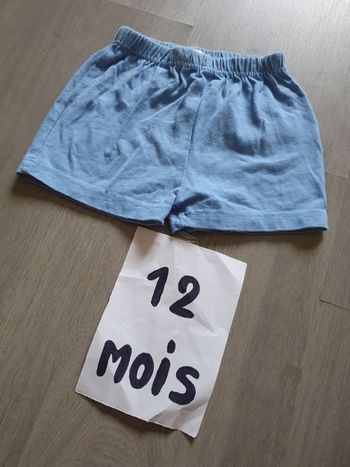 Short 12mois garçon