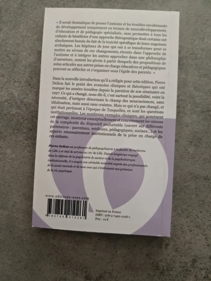 Séminaire sur l'autisme et la psychose infantile Pierre Delion - photo numéro 2