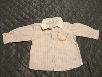 Chemise grain de blé, taille 6 mois