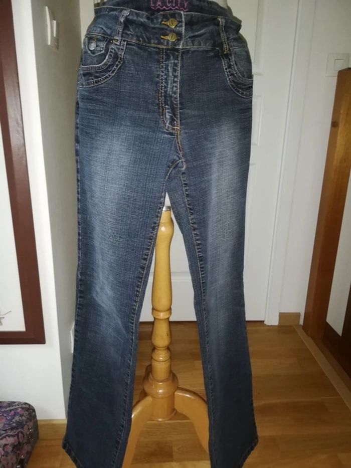 jeans city délavé