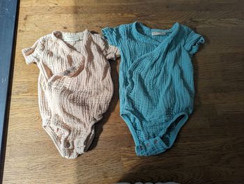 2 bodis en tulle de cotton 6 mois