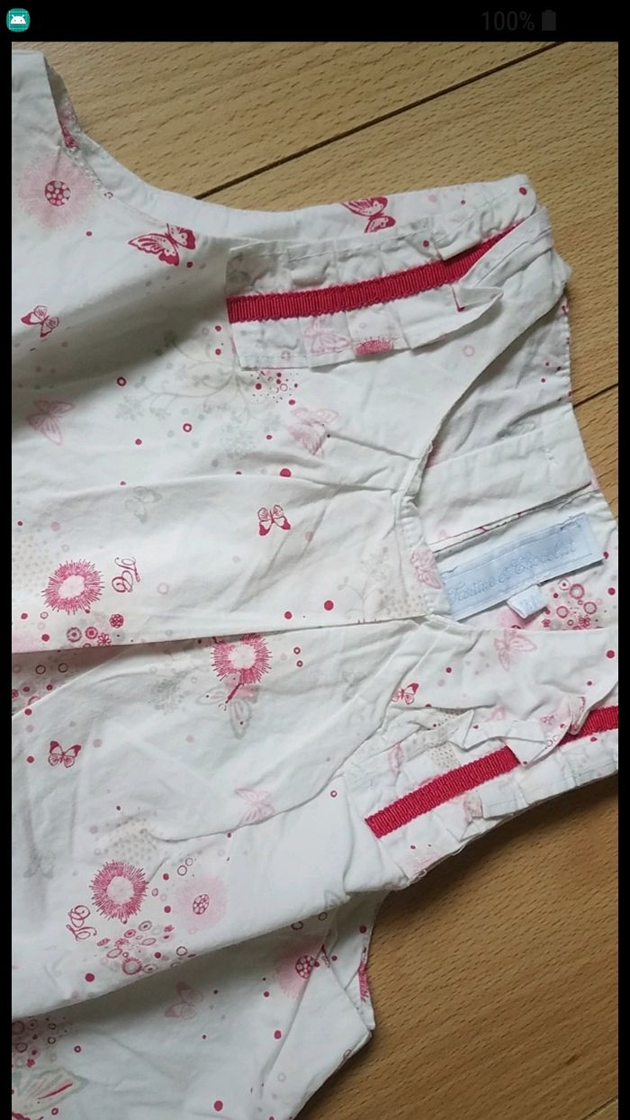 #blouse#tartine et chocolat #5 ans - photo numéro 2