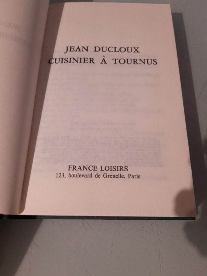 Jean Ducloux cuisinier à Tournus - photo numéro 3