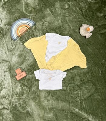 Lot de 3 bodys manches courtes