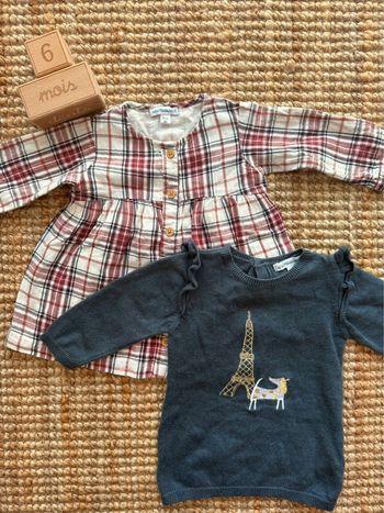 Lot robes Vertbaudet 6mois / 68cm