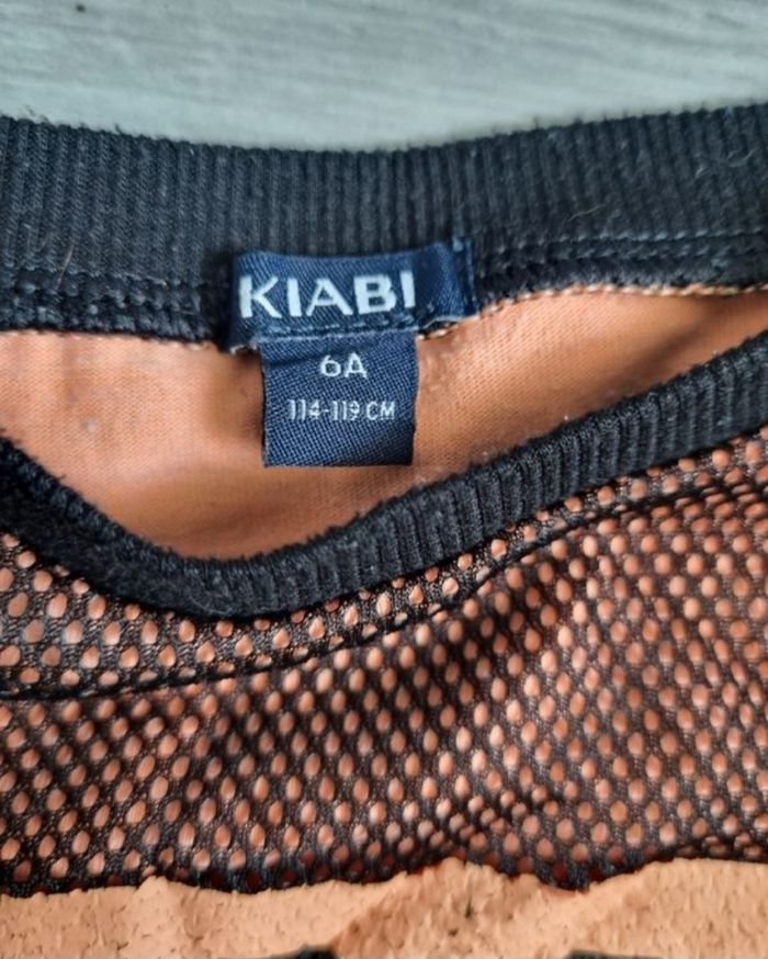 T-shirt manche longue Kiabi 6 Ans (114-119 cm) Orange Tres bonne etat - photo numéro 4
