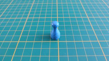 Pion bleu Madame pervenche pièce détachée jeu de société Super Cluedo Parker #B43