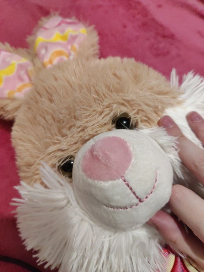 Peluche lapin de pâque - photo numéro 5